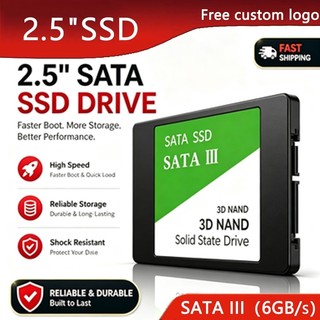 SSD de alta velocidade SATA III 120 GB 240 GB 256 GB 400 GB Unidade de estado sólido integrada de 2.5 polegadas