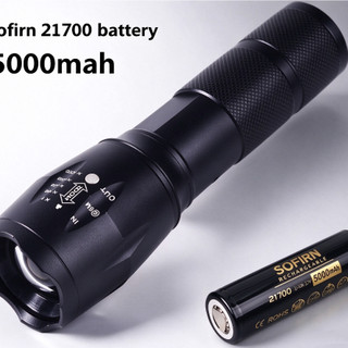 Kit SOFIRN 21700 5000mAh Com Mini Estojo De Lanterna SM11-Para SC33/IF22A/SK40/HS41