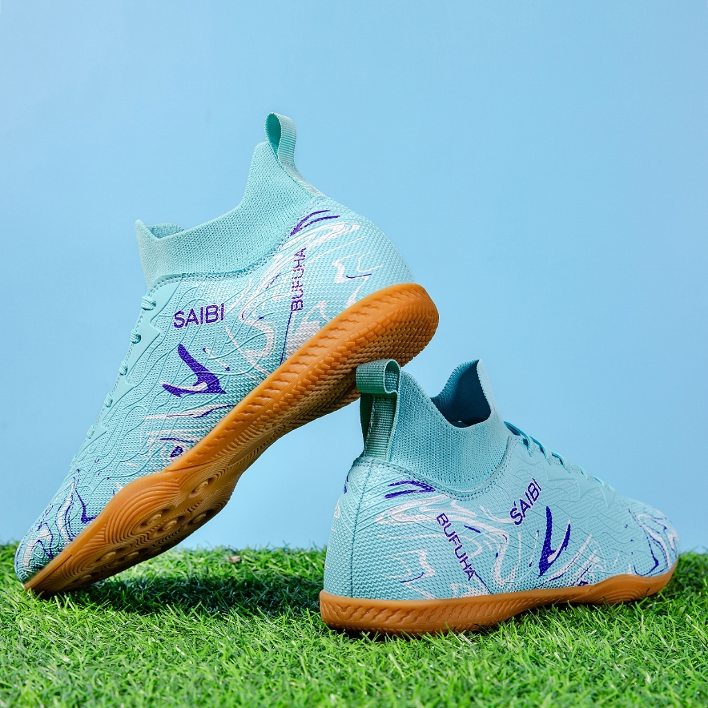 COD Sapatos De Futsal Masculinos Profissionais Futebol De Salão Sola Plana Antiderrapante Botas Tênis De Treinamento Uni