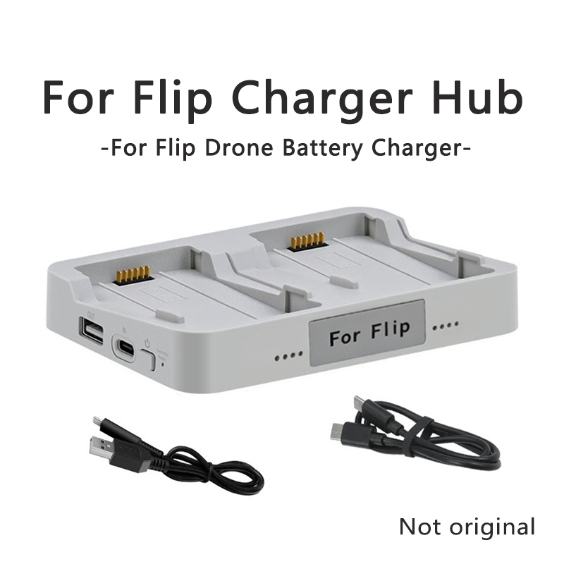 Nova marca aplicável flip bateria de carregamento bidirecional mordomo compatível DJI flip descarga paralela carregador