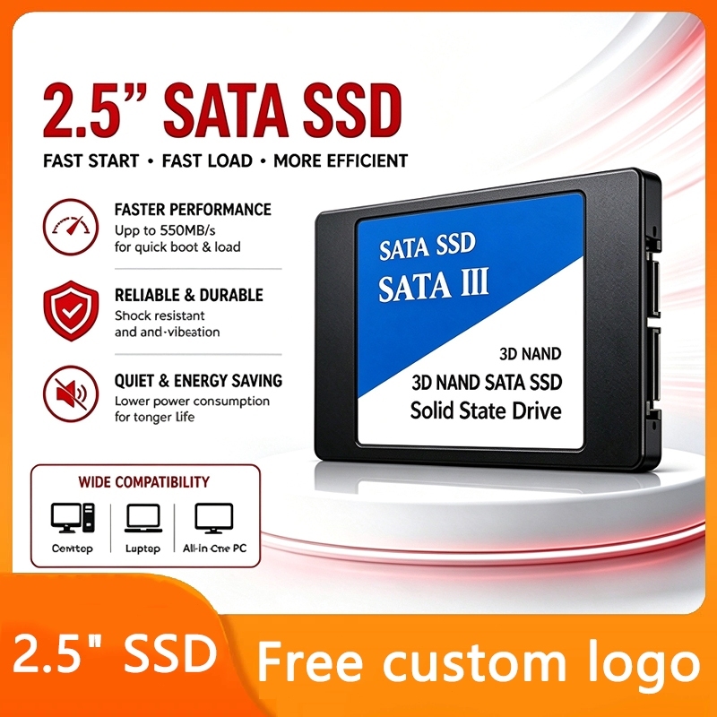 SSD de alta velocidade SATA III 120 GB / 256 GB / 400 GB Unidade de estado sólido integrada de 2.5 "