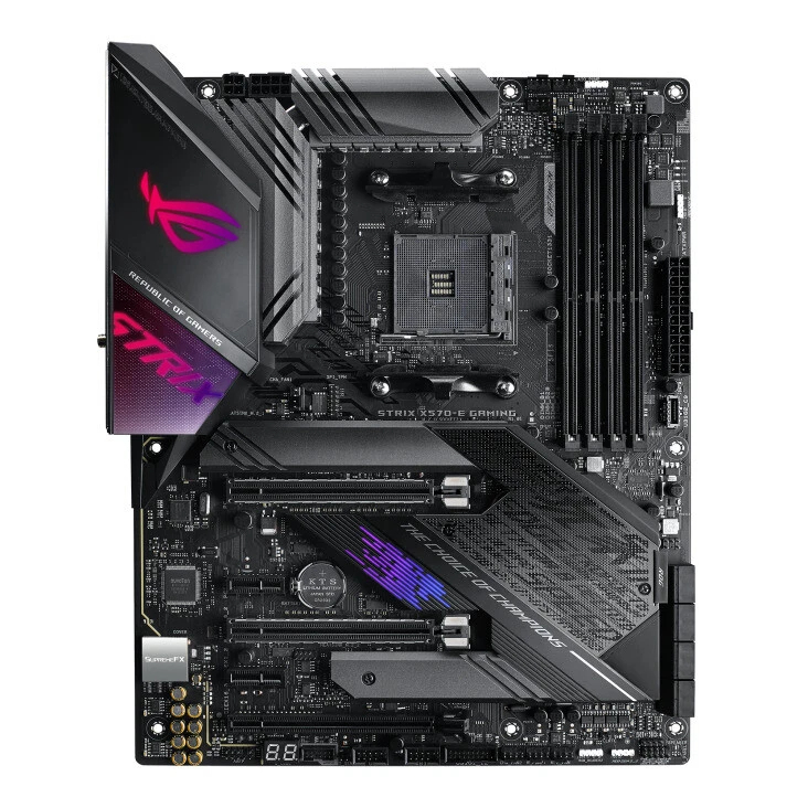 Placa-Mãe Para Jogos ASUS ROG Strix X570-E Processador AMD Ryzen 5000/4000/3000/2000