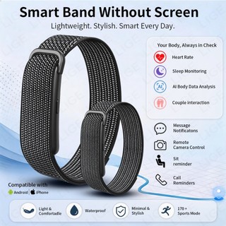 LIGE Pulseira Inteligente Sem Tela , Relógio Multifuncional , Monitoramento De Pressão Arterial , Rastreamento Fitness ,
