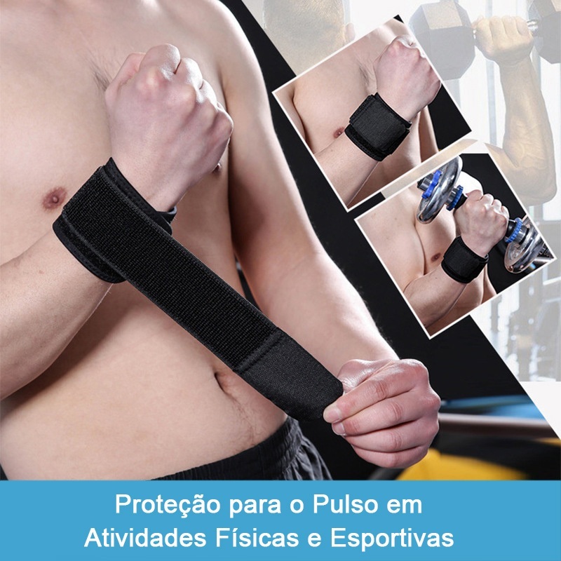 Pulseira de compressão ajustável/pulseira esportiva bandagem elástica