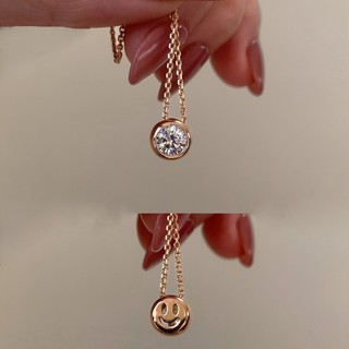 Ins estilo único diamante clavícula corrente luz luxo saco conjunto redondo zircão colar feminino