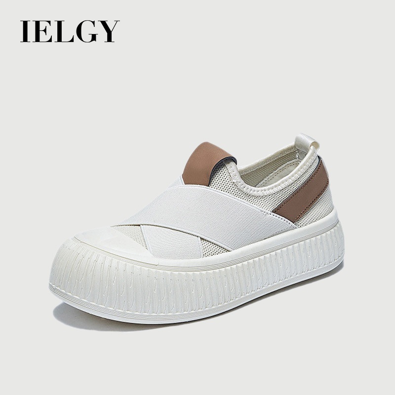 IELGY Sapatos De Lona Coreanos Femininos 2026 Verão Novo Estudante Correndo Casuais Tabuleiro Malha