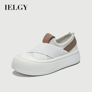 IELGY Sapatos De Lona Coreanos Femininos 2026 Verão Novo Estudante Correndo Casuais Tabuleiro Malha