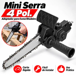 Motosserra Para Furadeira E Parafusadeira Adaptador Portátil 4 Polegadas