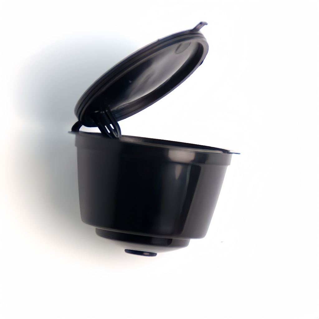 6 Peças Cápsula De Café Reutilizável De Três Corações/Dolce Gusto/Nespresso Preto Promoção