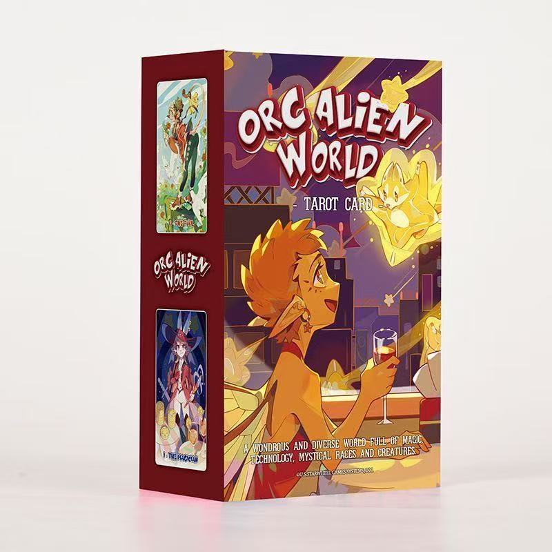 12*7cm Inhuman Fantasy World Tarot Card Inglês Jogo de Tabuleiro Jogo de Cartas Tarot Tarot Tarot Tarot