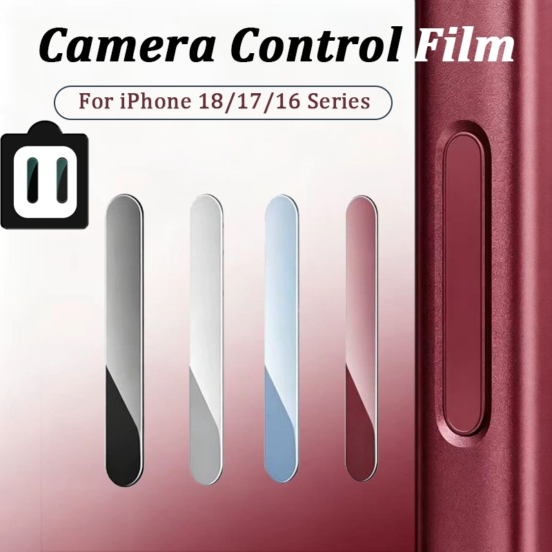 Adesivo De Botão De Controle De Câmera De Vidro Temperado Para iPhone 18ProMax/18 Pro/17/16 Max Película Protetora Anti-