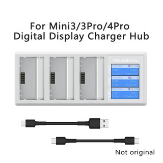 Adequado para Mini3/4pro carregamento mordomo adequado para DJI Mini 3pro/4pro bateria Display Digital mordomo Drone ace