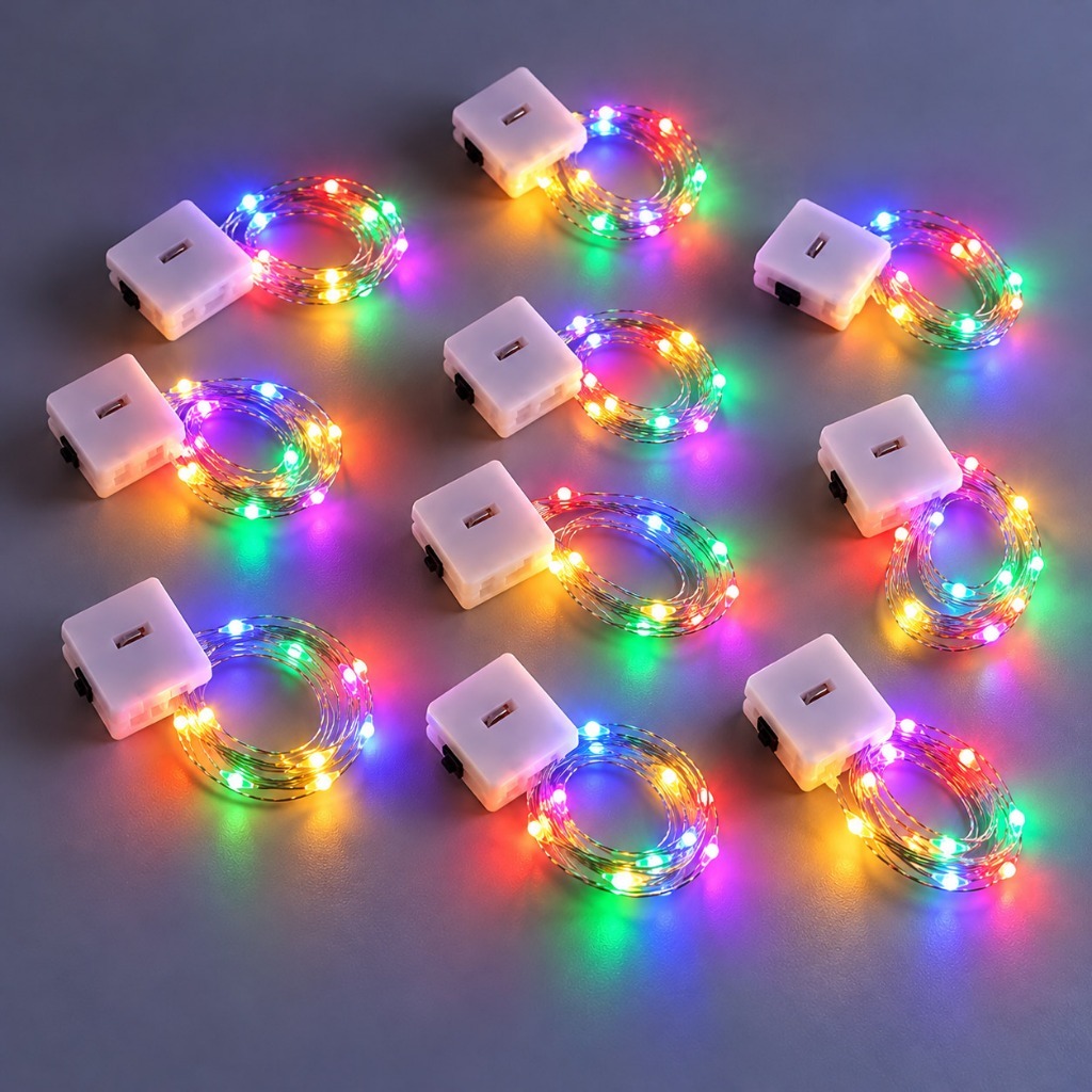 10/20/30PCS LED Luzes De Fadas 3M/4M Corda Para Decoração De Casa De Festa De Natal