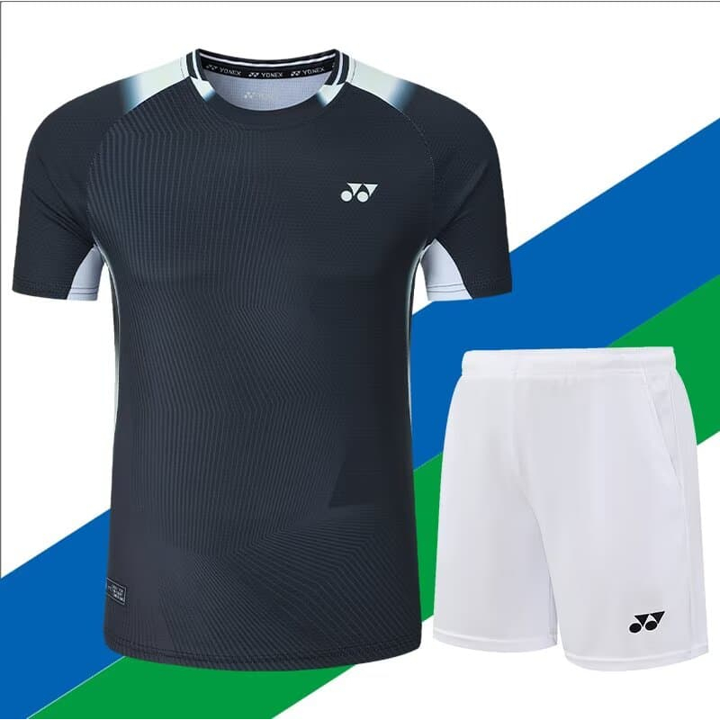 Novo YOENX Badminton Jogo Esportes Conjunto De Manga Curta Tênis Mesa Lazer