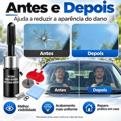 Equipamento Do Reparo Pára-Brisa Carro Com Cauda De Vidro E Janela Obturador De Parada Zero