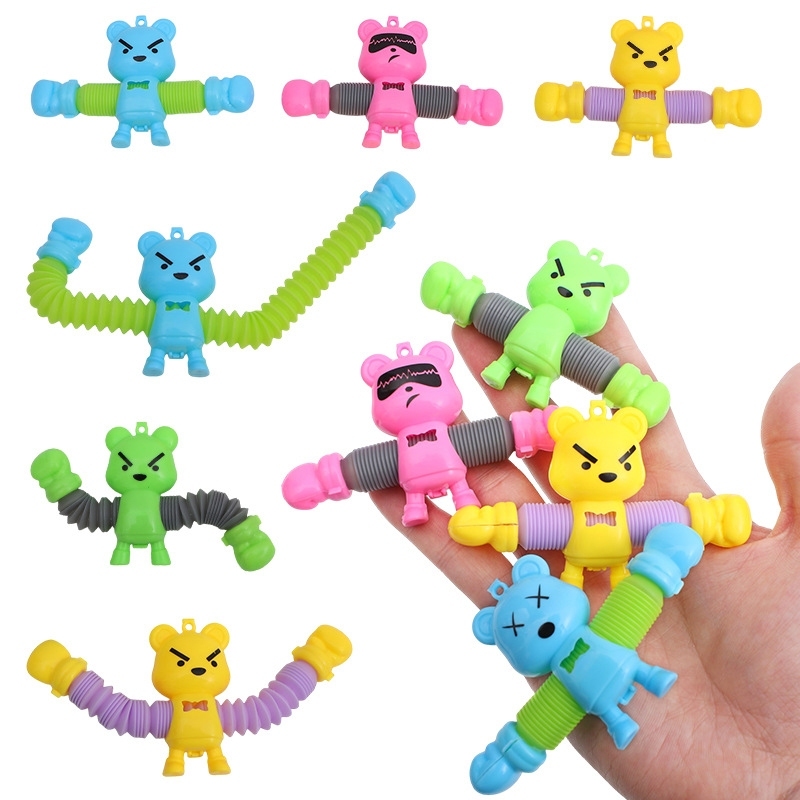 Brinquedo de alongamento de urso retrátil de descompressão criativa/ferramenta útil de redução de variedade aleatória 5 