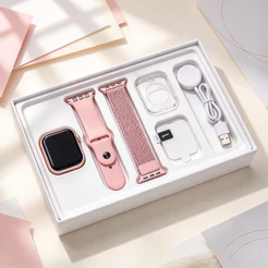 2026 Smartwatch S10 Pro Mini 38mm unissex com chamadas Bluetooth calculadora e compatível com Android e iOS