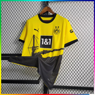 23-24 Camisa De Futebol Home Amarelo DTMD