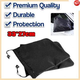 1Pair Car Retrovisor Do Carro Protetor De Espelho Frost À Prova De Neve Capa De Poeira D