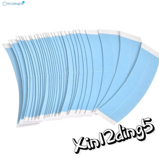 36Pc/Lot Fita Adesiva Fixa Dupla Azul Para Peruca De Cabelo Extendida À Prova D