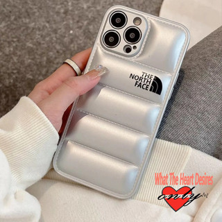 The North Face 3D Casaco De Algodão Com Enchimento celular Capa telefone resistente a choques Marca Deluxe Almofada Adequado capinha para iphone 11 12 13 14 15 Pro Max Marca De luxo Deslizamento à prova de choque Capa para telefone