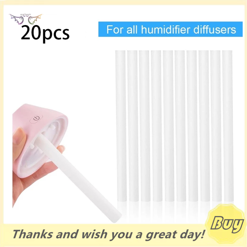 [Estoque] Umidificador 20Pcs Filtros Umidificadores Substituição De Bastão De Algodão Esponja Para USB De Aroma Difusor De Névoa Ar