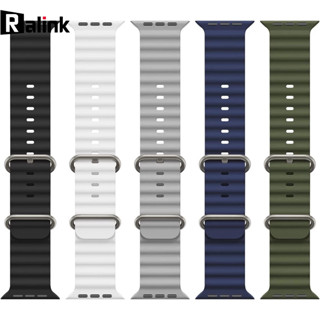 Pulseira Respirável de Silicone do Smartwatch Para T900/T500/X8/8 Ultra 42/44/45/49mm