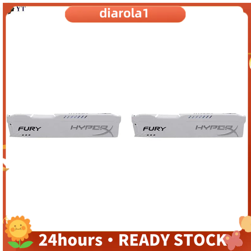 2X Radiador De Dissipador De Calor Ram Para DDR3 Memória De Resfriamento DDR2 DDR3 DDR4 Branco