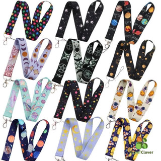 Grande Pequeno Planeta Estrelado Planeta Céu Estrelado Lua Telefone Celular Cartoon Lanyard ID Card Tag Pendurado em Oferta na Shopee