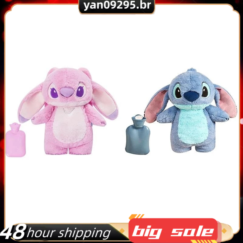 Stitch Winter Extra Large Plush Garrafa De Água Quente De Pelúcia Grande Anime Aquecedor Para Mulheres em Oferta na Shopee