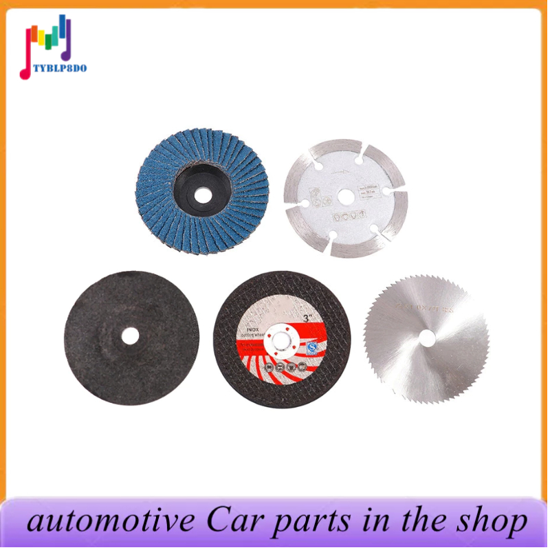 R9 5 Peças Disco De Corte De 75mm Para Moedor De Ângulo De Furo De 10mm Lâmina De Serra Circular De Metal Almofadas De Lixa Ferramenta De Fresagem em Oferta na Shopee