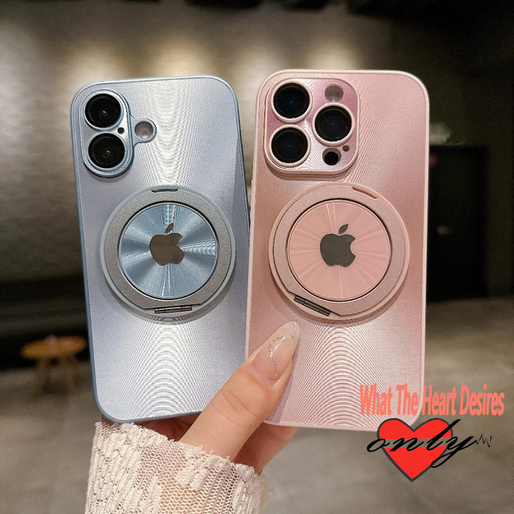 Capinha com laser suportes Glitter Diamante Bling 3D Para capinha iphone 16 11 12 13 14 15 Pro Max 15 Mais Luxo Rígido Brilhante À Prova De Choque capinha celular