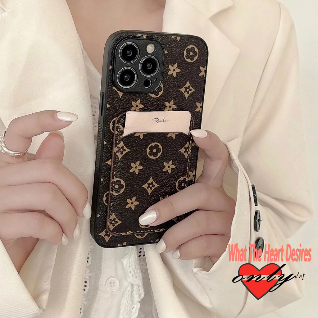 capinha couro 3D Porta-Cartão capinha iphone 16 12 11 13 14 15 promax capinha Carteira com Porta cartões protetor celuar