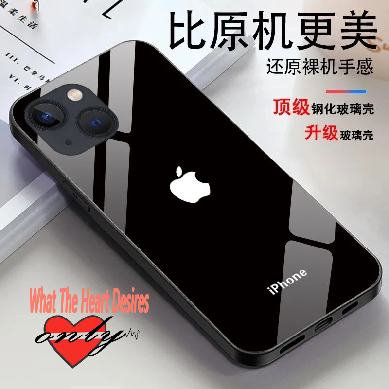 capinha de Brilhante vidro capinha iPhone 15 14 13 12 11 16 ProMax Mais dura glitter vidro capa choque capinha celular