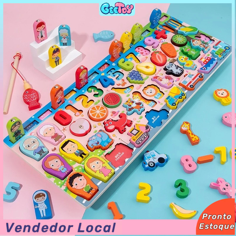 Brinquedo de Pescar Madeira: Onde Comprar | BuscaProdutos