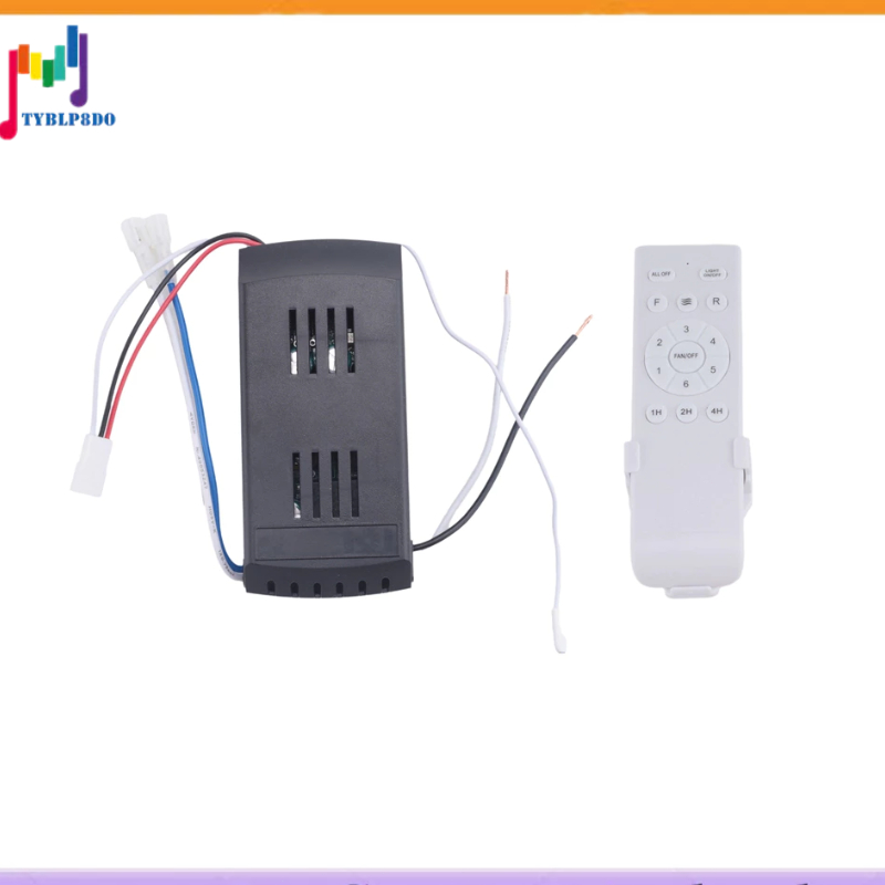 Substituição Universal Do Kit De Controle Remoto Ventilador De Teto , 6 Velocidades E Temporização , Remota Para Luz DC