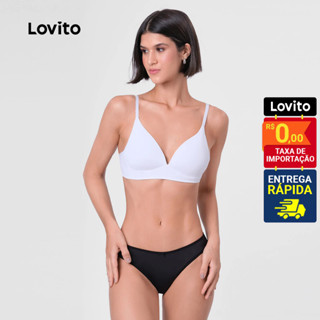 Lovito Sutiã casual liso para mulheres LB355BRL384