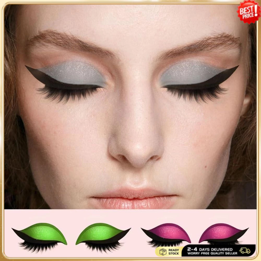 Adesivo Para Cílios Com Sombra Preguiçosa , Adesivos Maquiagem De , E Postiços Reutilizáveis 2 Em 1 , Rápida , Curvatura em Oferta na Shopee
