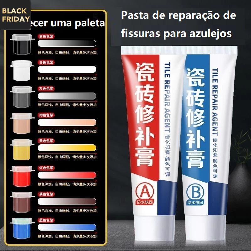 (Oferece 6 paletas de cores) Adesivo De Reparo De Azulejos Para Banheiras , Mármore , Móveis E Banheiros em Oferta na Shopee