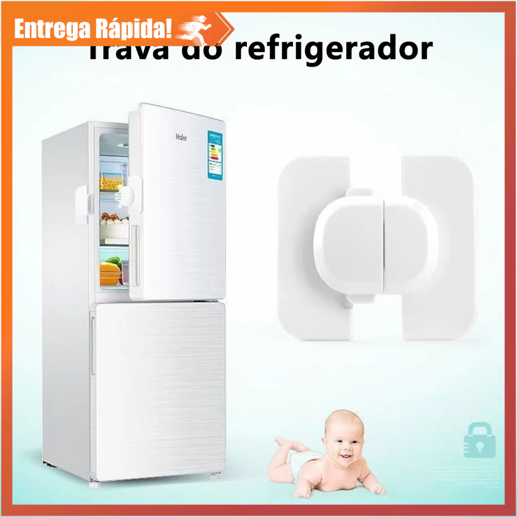 2pcs trava de segurança infantil trava de proteção de segurança infantil