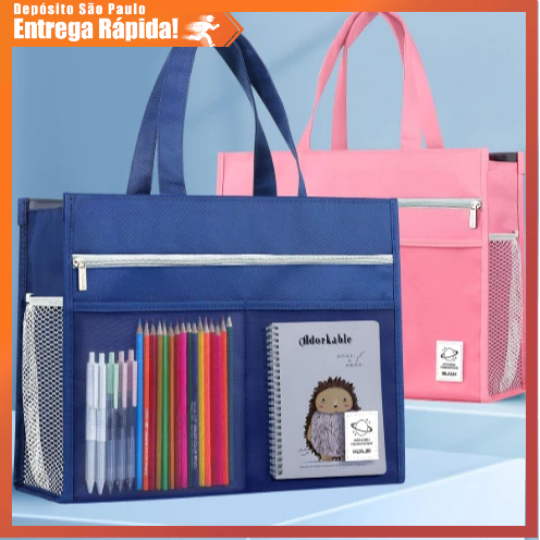 Armazenamento de arquivo A3 Bolsa Armazenamento de arte estilo estudante Bolsa Informações de mensalidade do aluno Bolsa