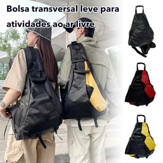 Capacidade Nova Bolsa De Ombro Tendência Urbana Simples Peito Rosto Grande Descanso De Rua Mensageiro De Viagem Fresca em Oferta na Shopee