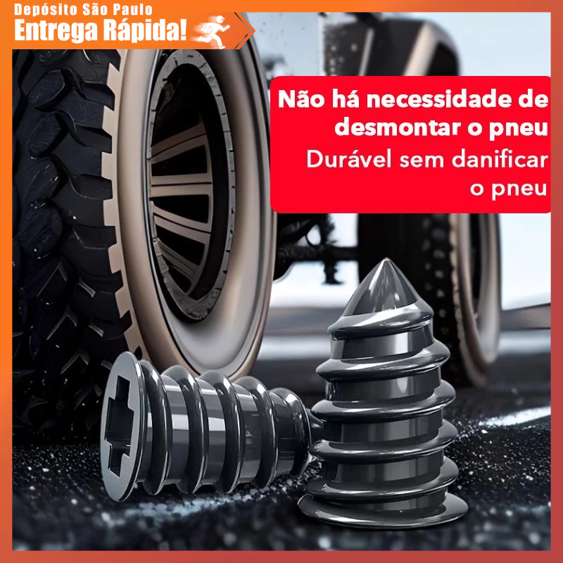 Kit 10 Macarrão para Reparo de Pneu, Parafuso Auto-Roscante, Reparo Rápido para Carro, Moto e Caminhonete em Oferta na Shopee