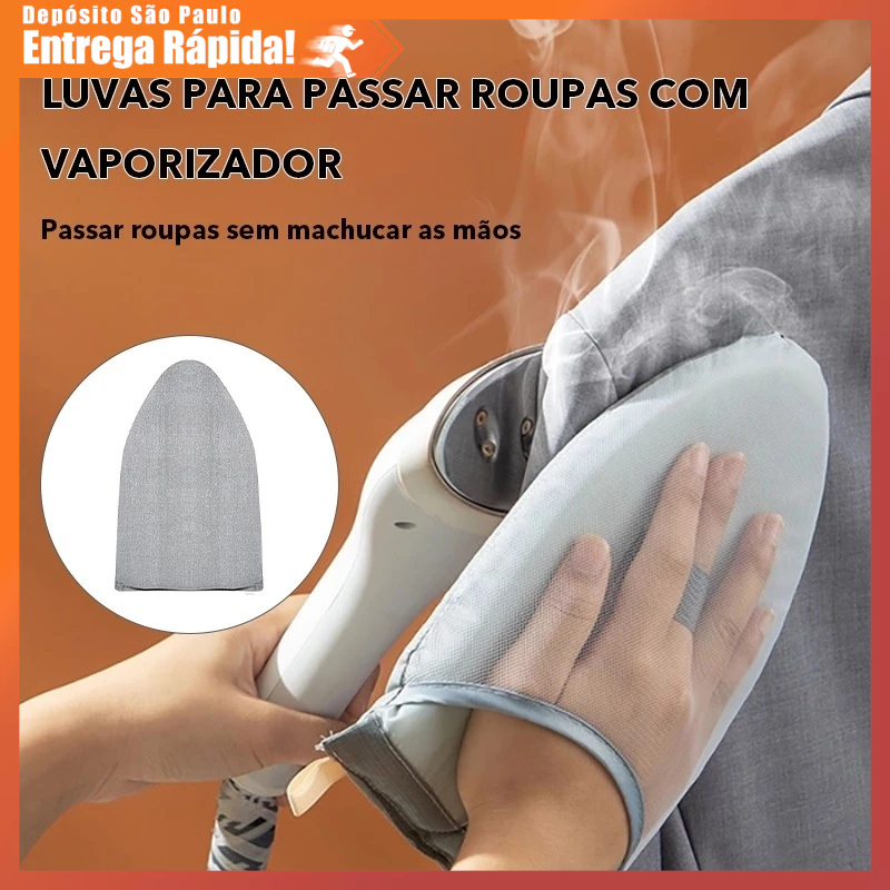 Mini Luvas De Engomar Anti-Vapor - Resistentes ao Calor e à Água, Portáteis para Viagem - Remove Rugas em 1 Minuto