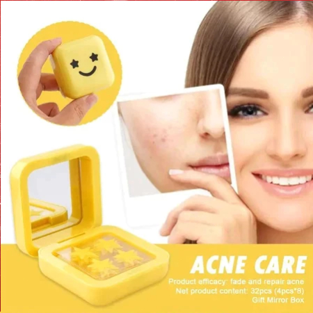 40pcs Star Pimple Patch Acne Colorful Acne Removal Skin Care Stickers Face Spot Beauty Makeup Tool em Oferta na Shopee