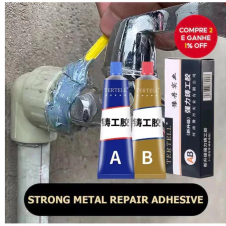 Cola Resistente Ao Calor Solda Fria Cola de Reparo Rápido para Metal e Plástico em Oferta na Shopee