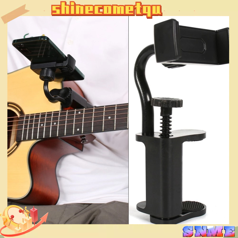 Suporte Ajustável Para Telefone Guitarra SNME-Montagem Perfeita Smartphones E Partituras !