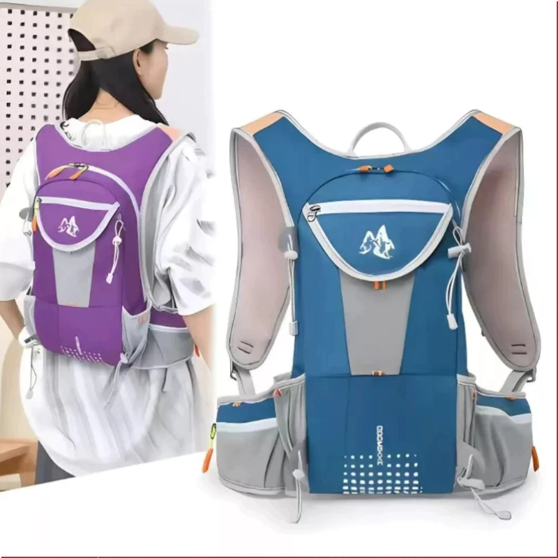 Mochila de Ciclismo Casual Mochila de Viagem para Ciclismo e Caminhada Grande Capacidade Impermeável Bolsa de Espor