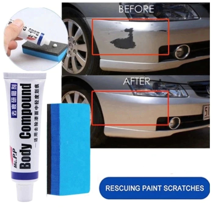 Esponja grátis Removedor De Arranhões De Carro Kit De Reparo De Tinta De Corpo Composto Acessórios Automáticos