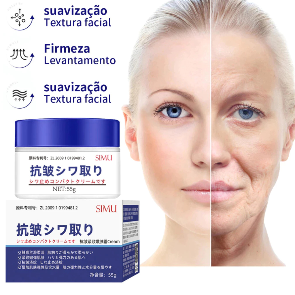 Tecnologia Japonesa 28 Dias Creme Anti-Rugas Rejuvenescedor Da Pele Firmador De Bacalhau retinol creme facial anti idade em Oferta na Shopee